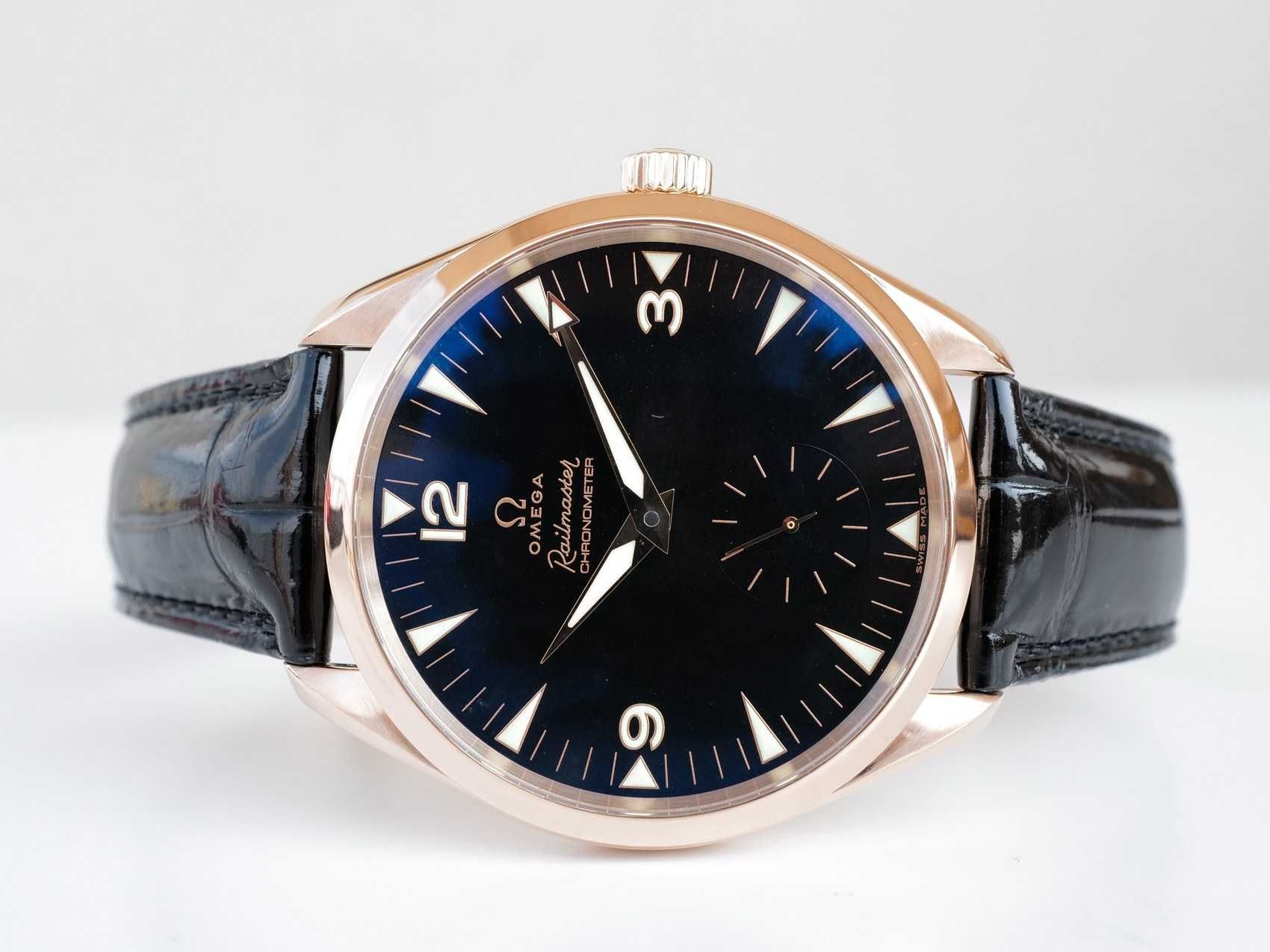 Omega Seamaster Railmaster XXL Limited Edition 18K Rose Gold