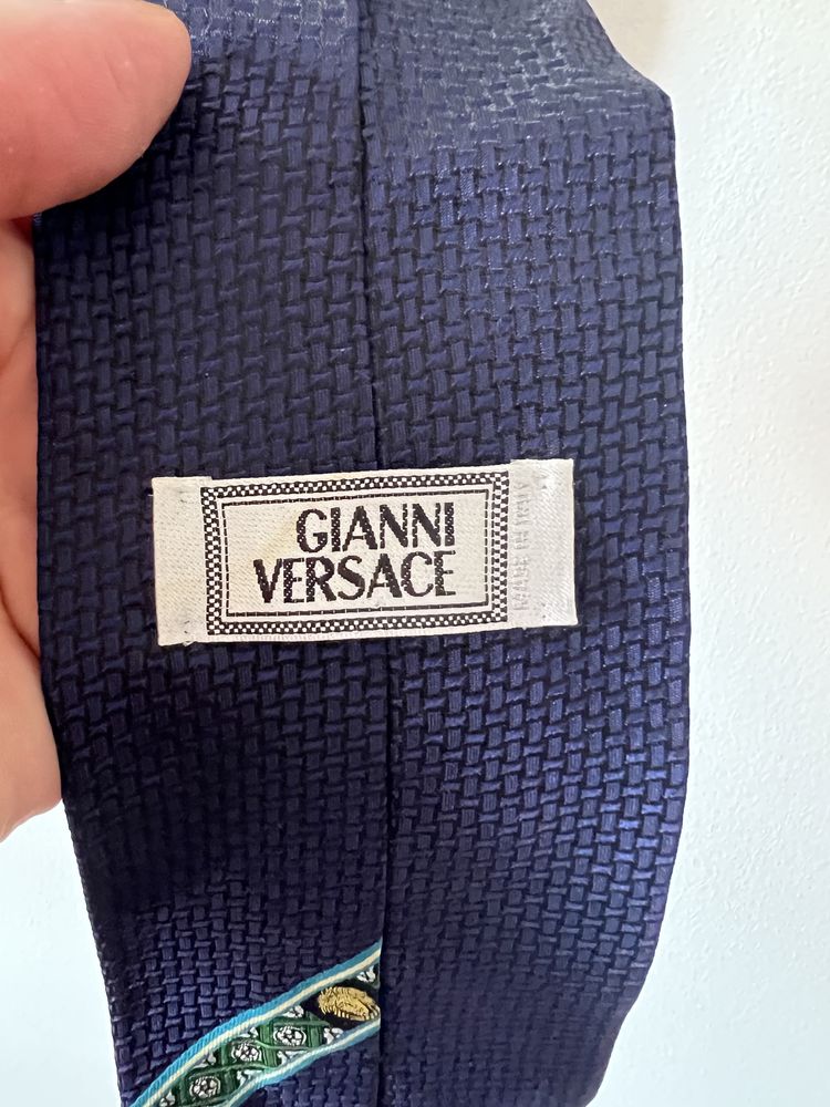 Krawat Gianni Versace jedwab