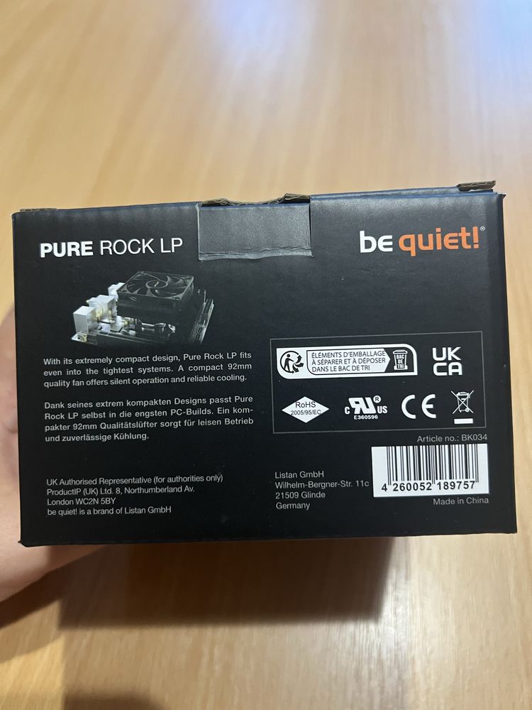Процесорний кулер be quiet! Pure Rock LP Black