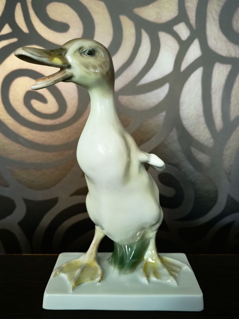 Kaczka figurka z porcelany Rosenthal