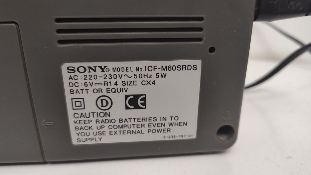 Sony icf-m60srds радиоприемник