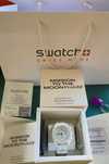 Swatch x Omega Bioceramic MoonswatchMission To MoonphaseSnoopySO33W700