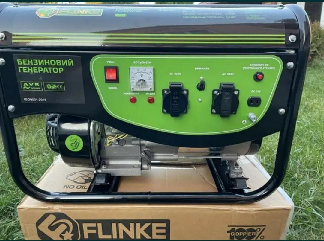 Генератор flinke 3300w, 3.3kw