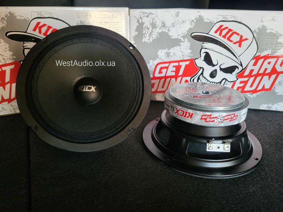 Kicx 16см LL6.5v2/динамики в авто/300Вт