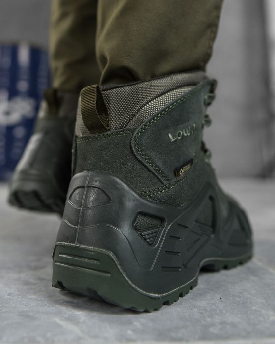 тактические ботинки берцы Лова LOWA haki gore tex берці Лова
