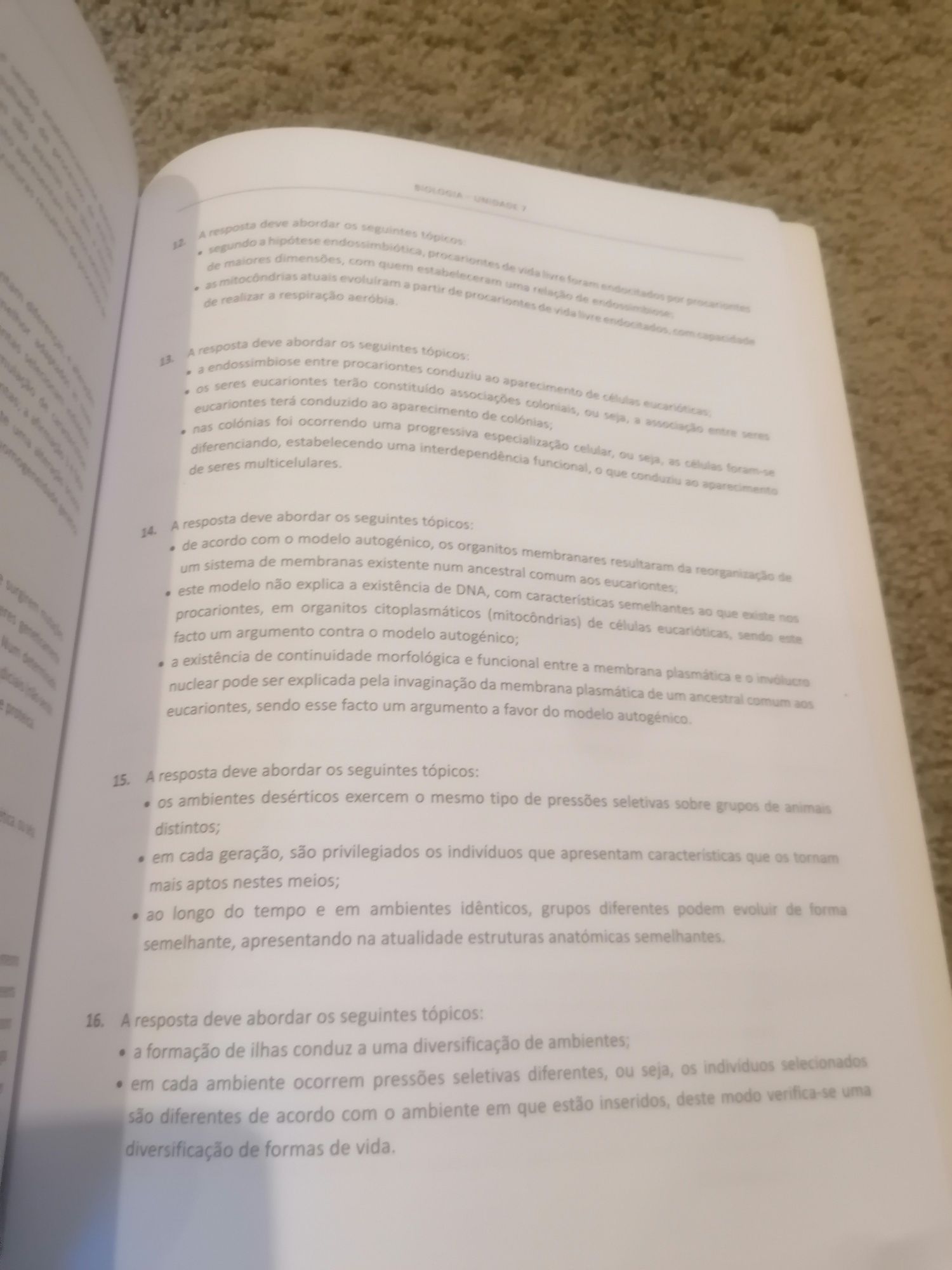 Biologia e Geologia, Preparação Exame nacional, IAVE