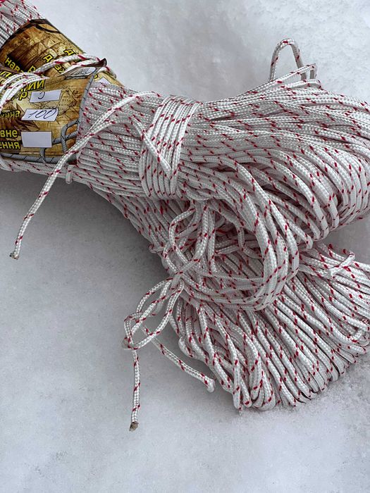 Шнур капроновий 3 мм - 100 м (поліамідний)