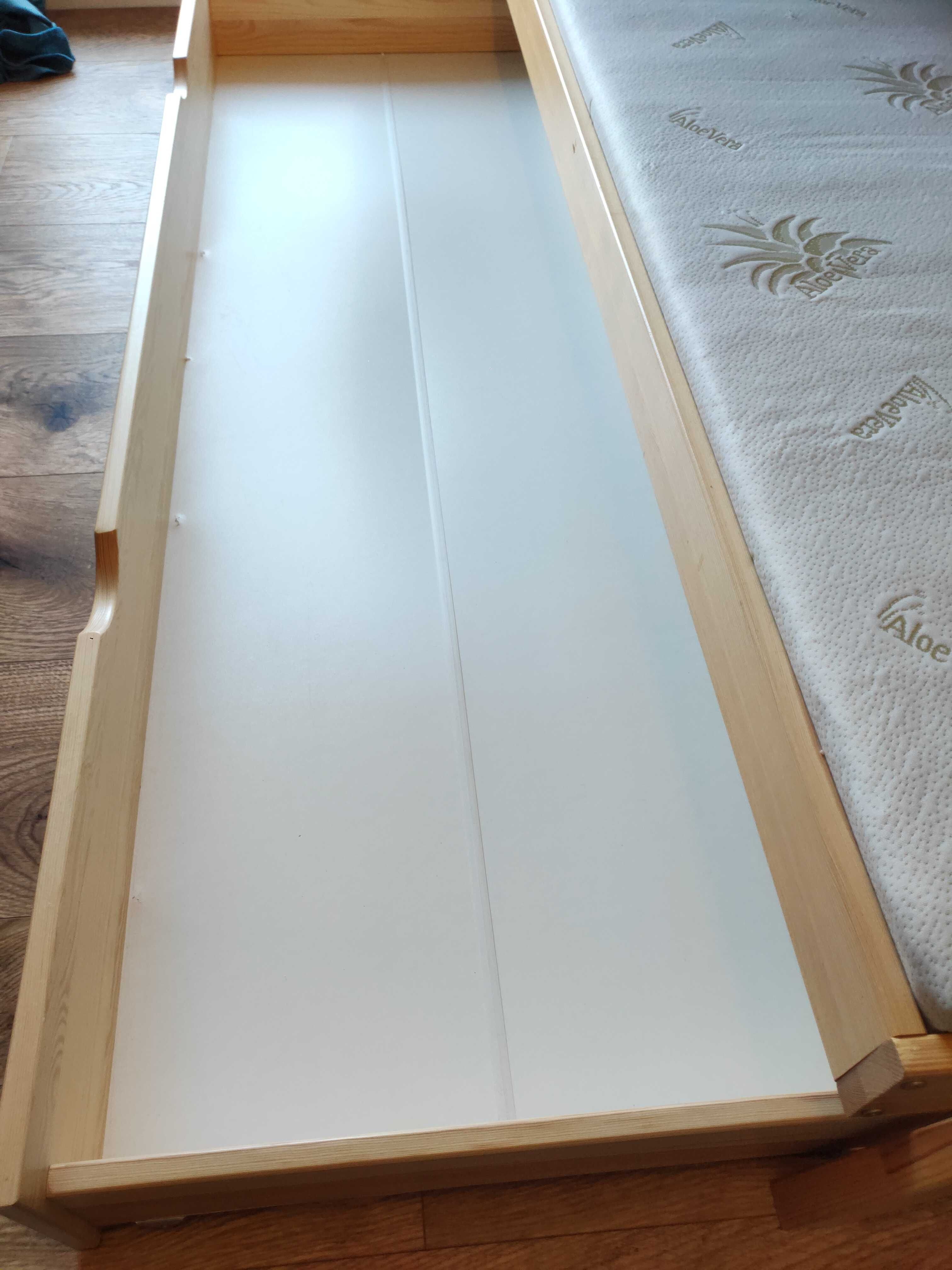 Łóżko dziecięce TIPI drewniane w idealnym stanie,200x90 + szuflada
