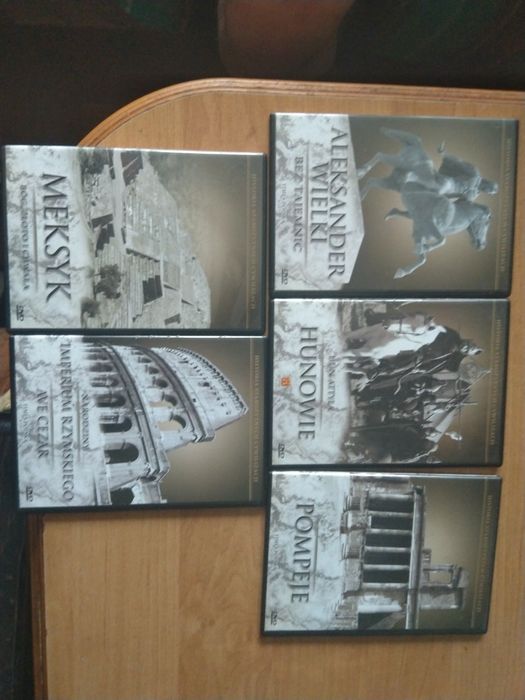Historia starożytnych cywilizacji Seria dvd Hunowie Pompeje Meksyk
