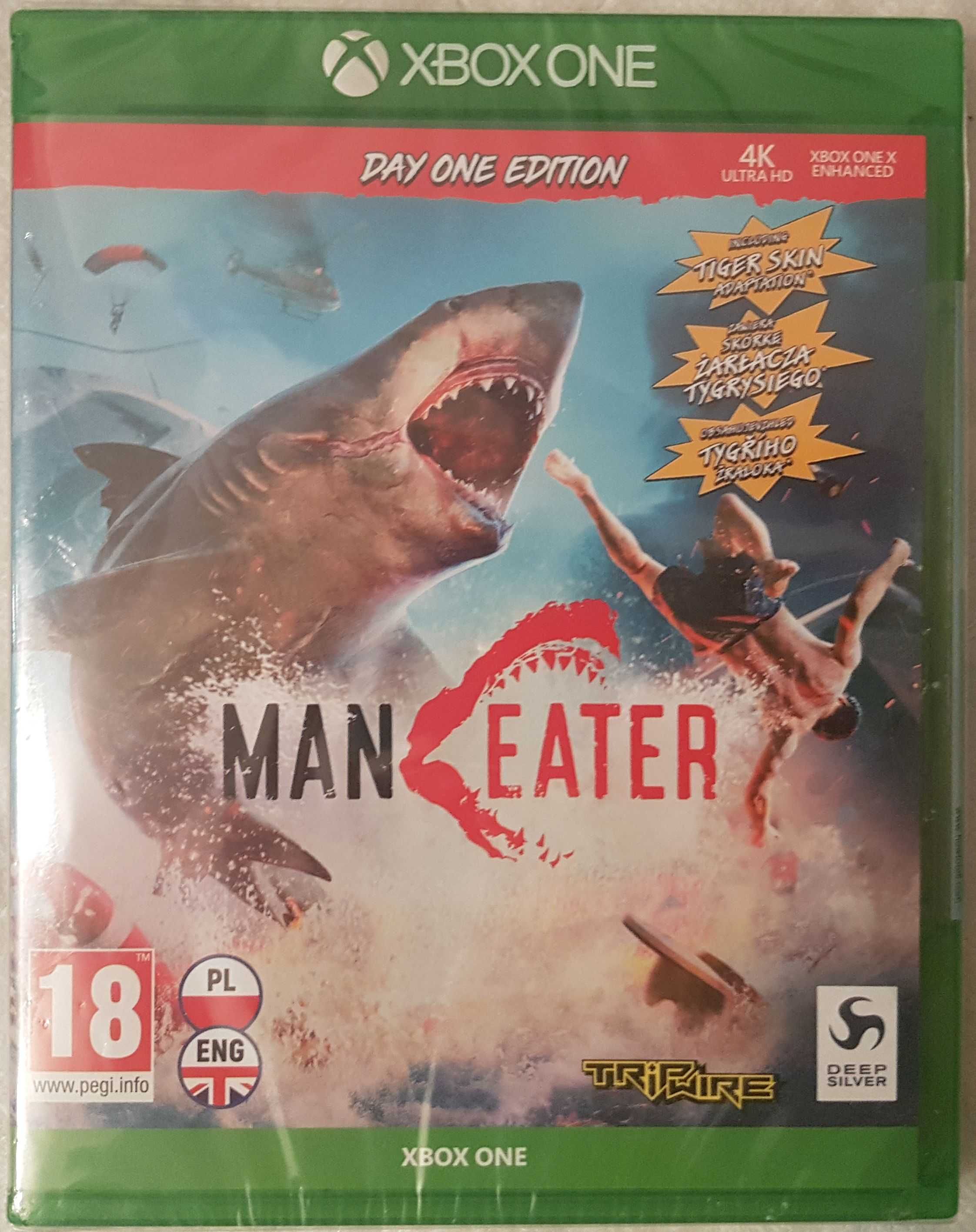 Maneater Day One Edition PL (Xbox Series X / Xbox One) - NOWA w FOLII