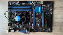 Płyta główna msi zh77a-g41 wraz z procesorem intel core i5