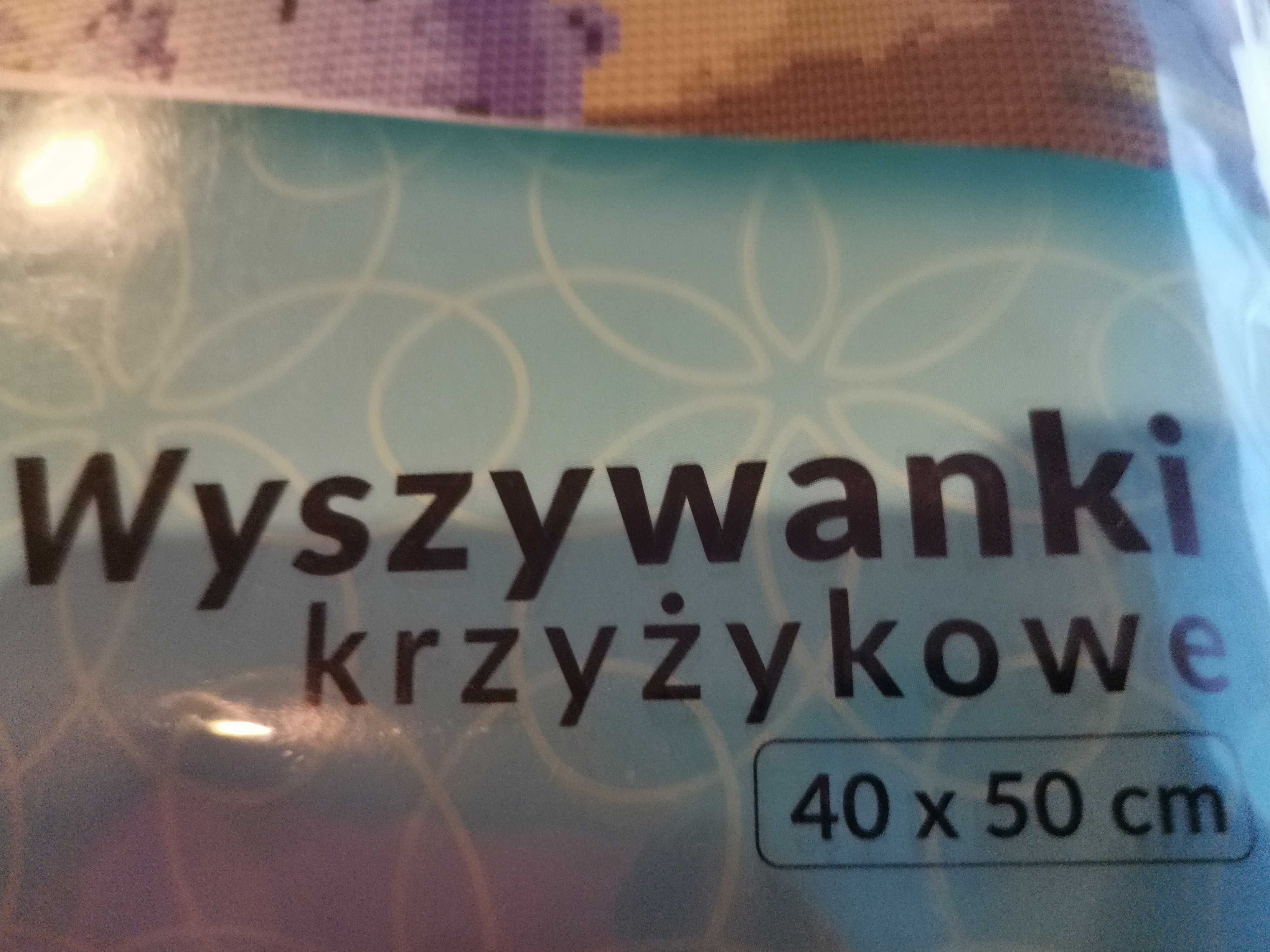 Obrazek do haftu krzyżykowego i komplet mulin- zestaw