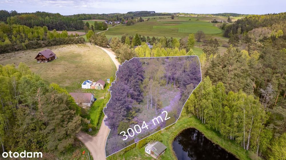 Malownicza działka na sprzedaż – Bieszkowice, ul. Pińska