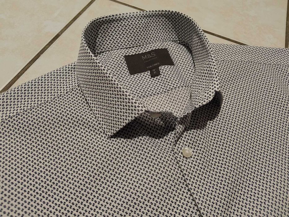 MARKS & SPENCER - NOWA! Markowa Koszula Męska rozmiar L