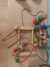 Zestaw drewnianych zabawek z Ikei