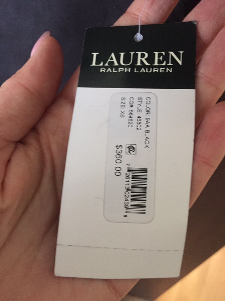 Дубленка Ralph Lauren черного цвета. Новая!