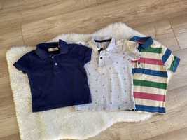 3 x koszulka polo 86-92 cm Zara H&M John Lewis spodnie Zara gratis