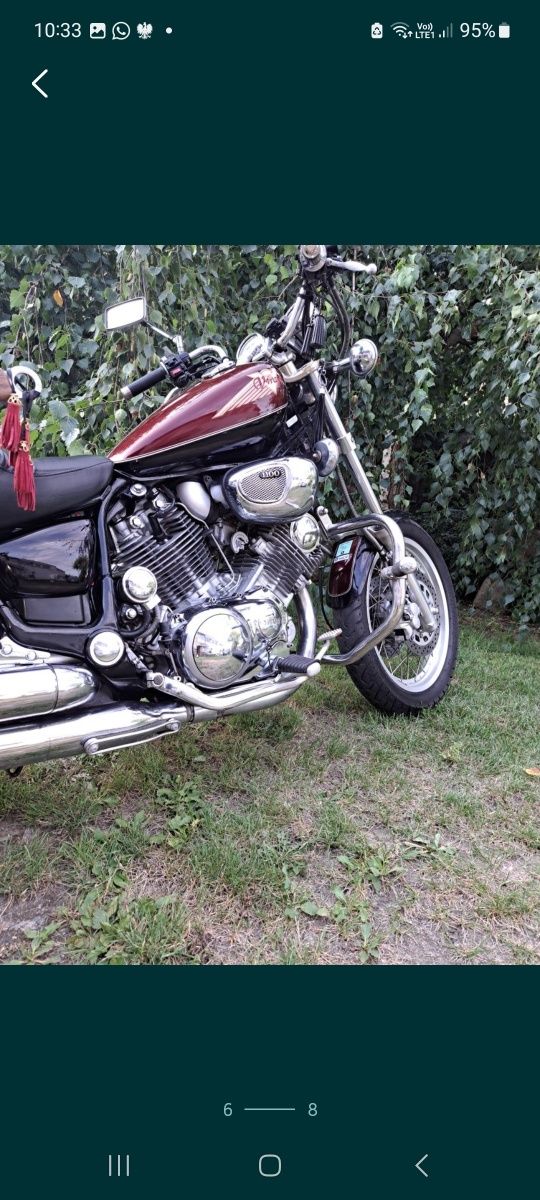 Przyczepa kempingowa yamaha virago xv1100