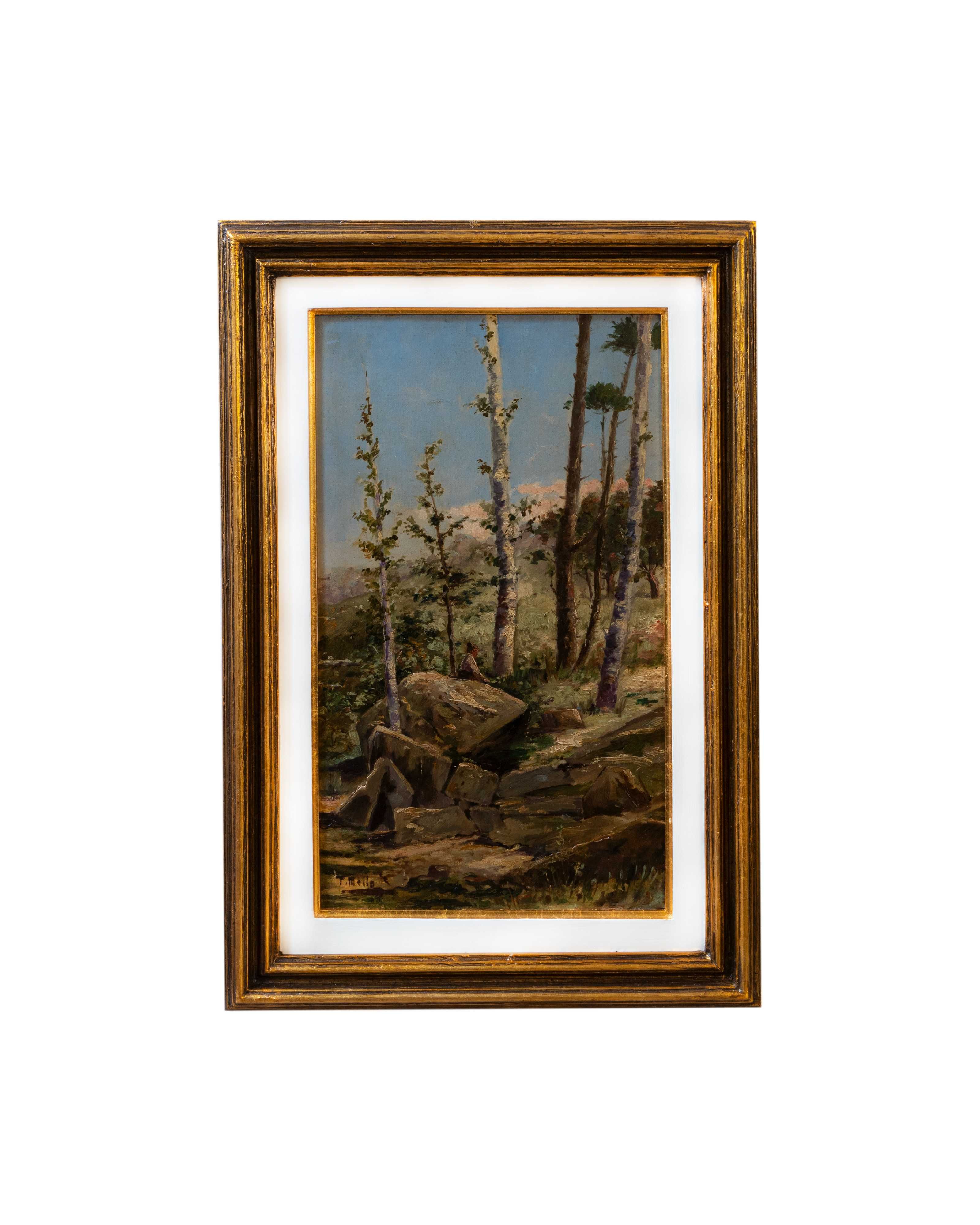 Pintura paisagem Thomaz de Mello JrSintra.