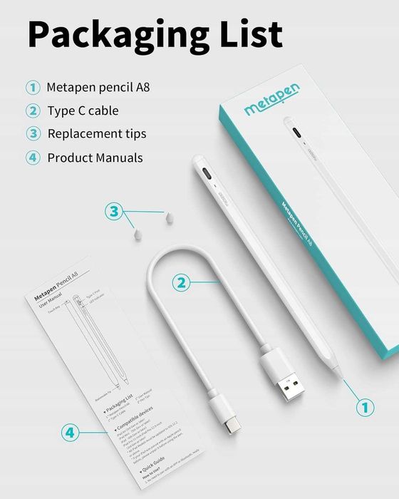 Rysik do iPada szybkie ładowanie Metapen