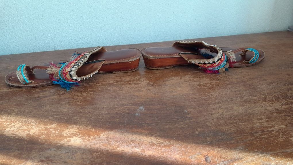 Sandálias de Senhora étnicas made in India