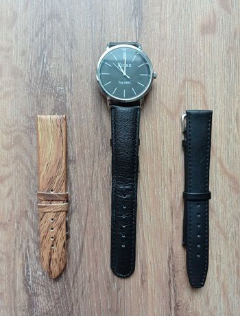 zegarek męski + dwa paski GRATIS