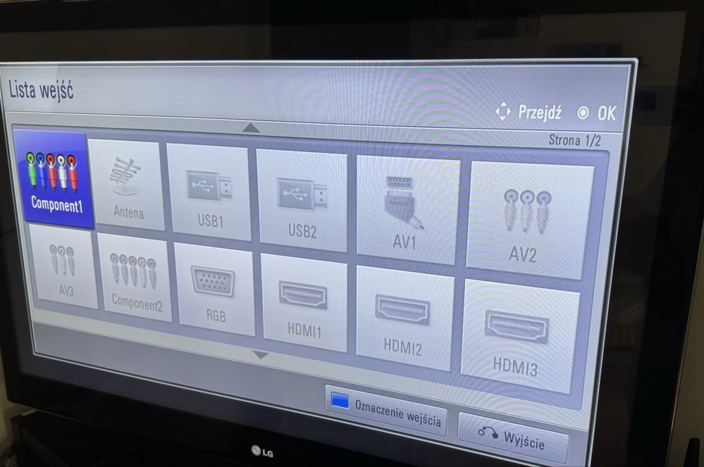 Telewizor 42 cale LG42LE7500. HDMI  nie działa
