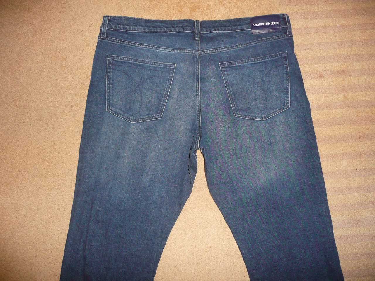 Spodnie dżinsy CALVIN KLEIN W38/L30=52,5/103cm jeansy