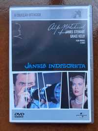 DVD Hitchcock "JANELA INDISCRETA" com Jim Stewart e Grace Kelly