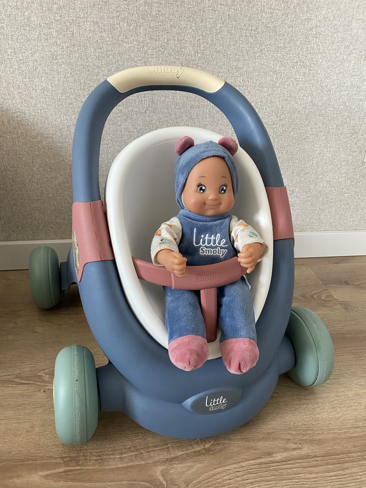 Дитяча коляска Smoby Little для прогулянок 3 в 1