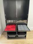 Rezerwacja do 18.07 Szafa Ikea Pax 236x100x60 szafy czarna lustro
