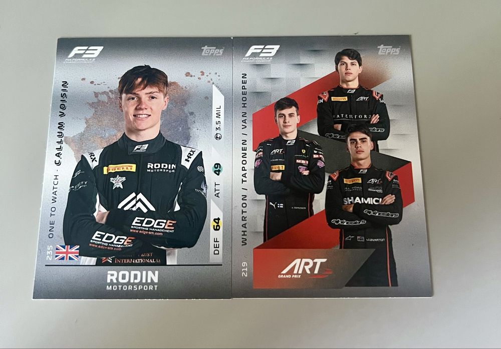Karty F1,F2,F3 2025