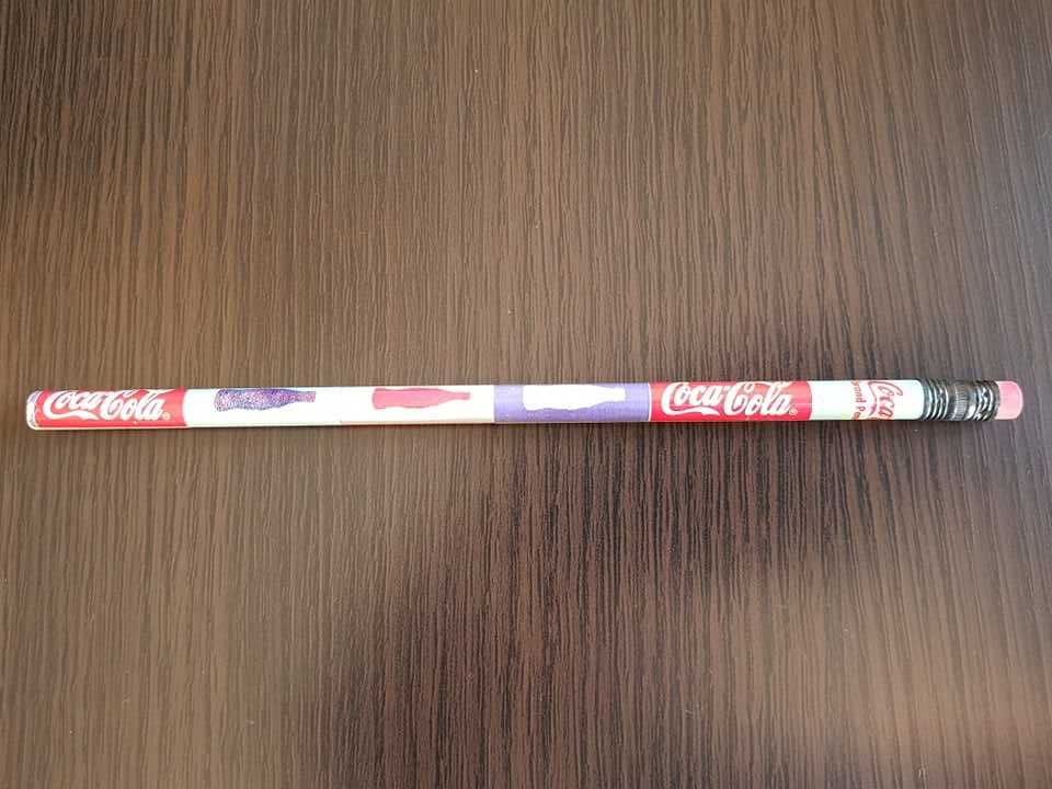 Ołówek reklamowy Coca-Cola Company z roku 1995