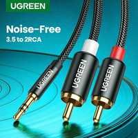Ugreen аудио кабель 3.5mm to 2RCA 2 метра
