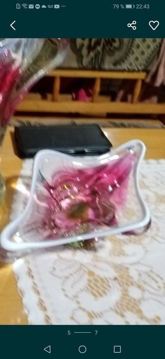 Вазы для декора. Чешский хрусталь. Josef Hospodka