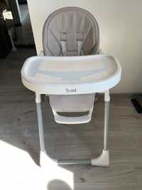 Krzesło do karmienia SMIKI beżowe kremowe fotel krzesełko