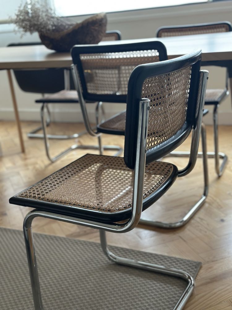 4 Cadeiras Cesca (palhinha) Marcel Breuer