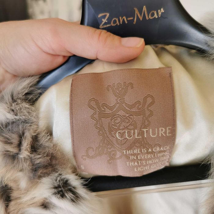 Kamizelka bezrekawnik naturalne futro z królika Cuture real fur boho