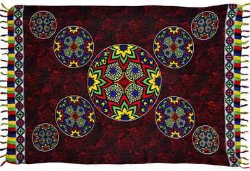 Pareo Mandala Vermelho