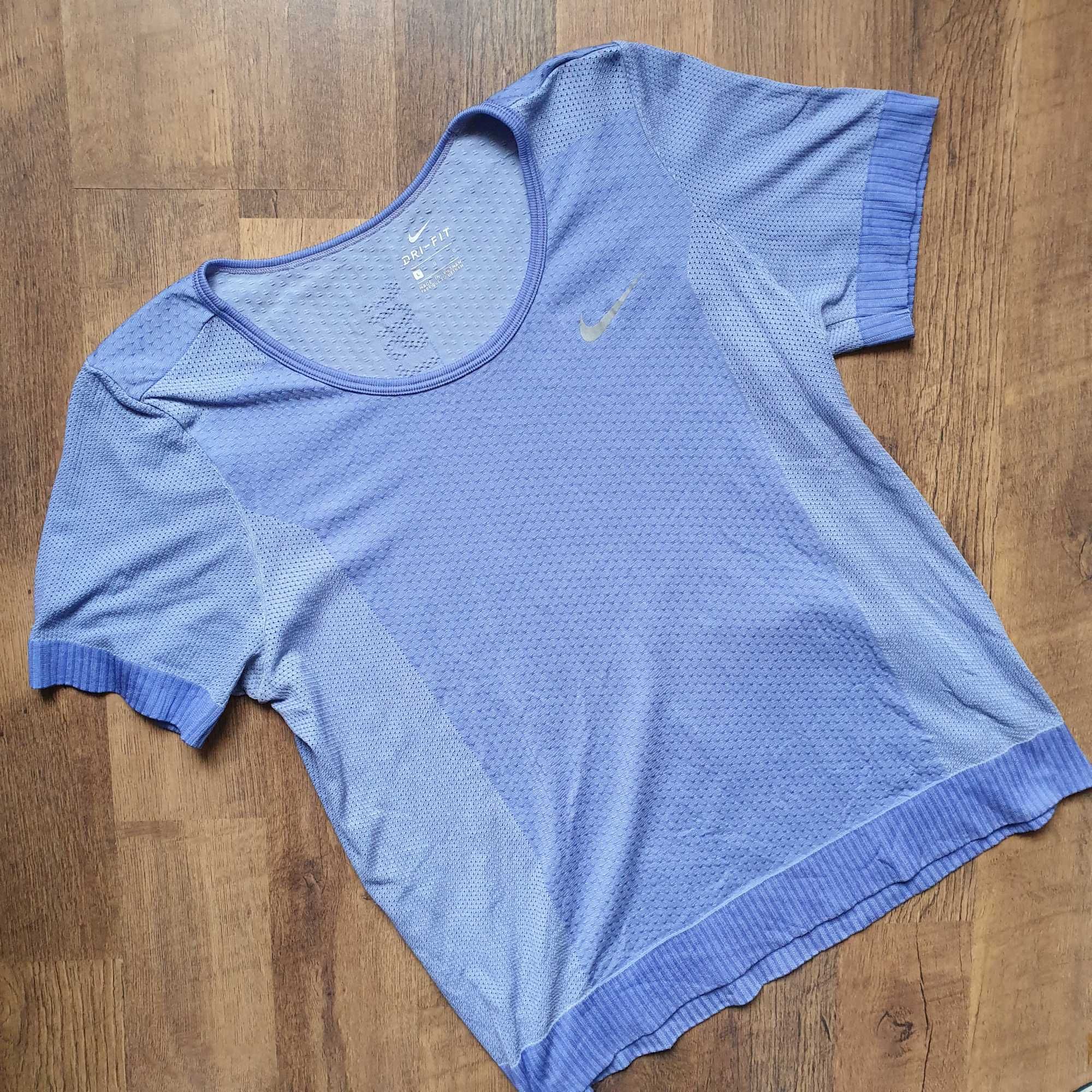 Nike dry-fit L женская футболка спортивная