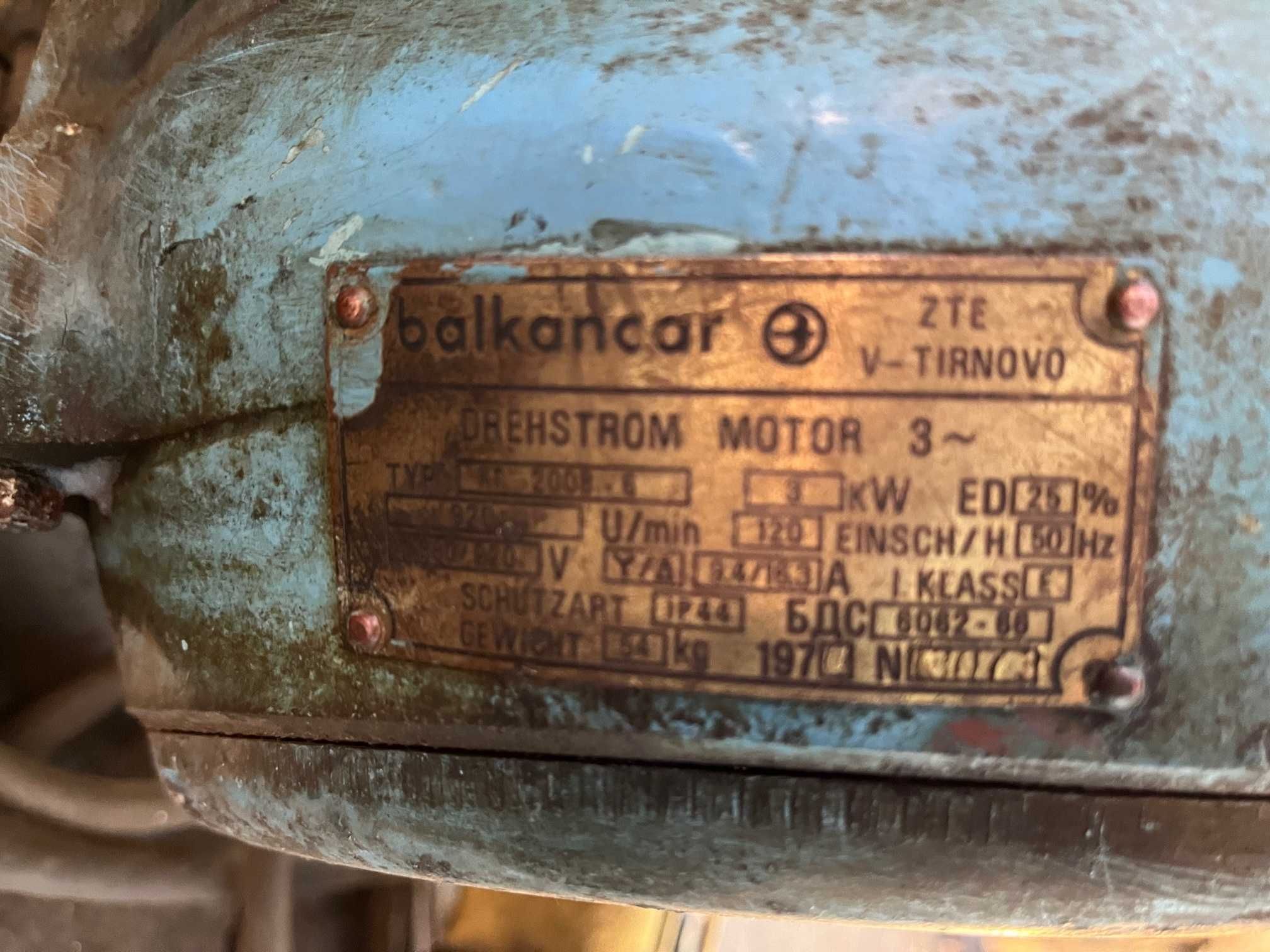 Elektrowciąg, wciągnik Balkancar 2000kg, typ T 10432K, jednobiegowy