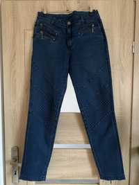 Granatowe jeansy Lafei-Nier