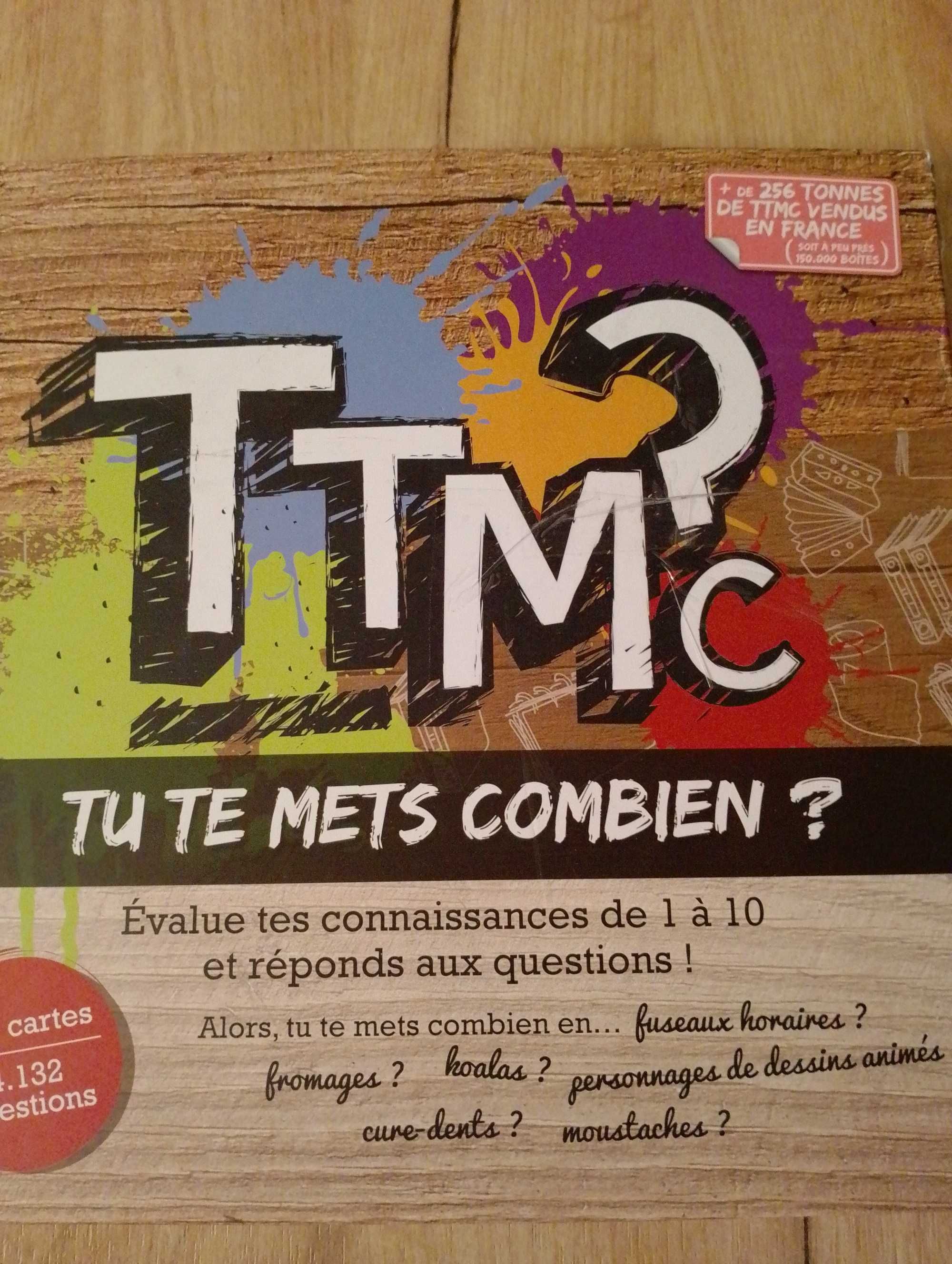 TTMC Tu Te Mets Combien,gra planszowa