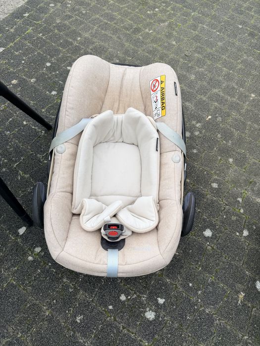 Nosidełko + fotelik + baza isofix + fotelik do karmienia