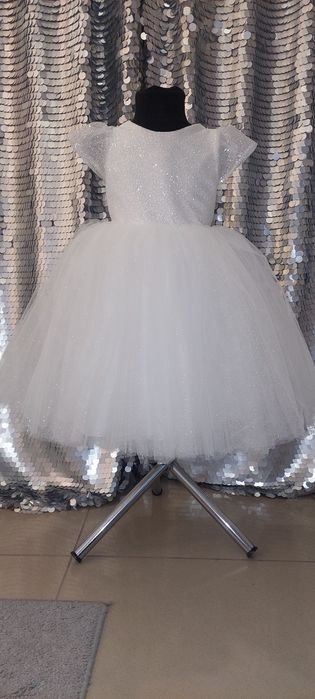 Нові сяючі дитячі новорічні сукні на 3-6 років, сніжинка,зірочка, фея