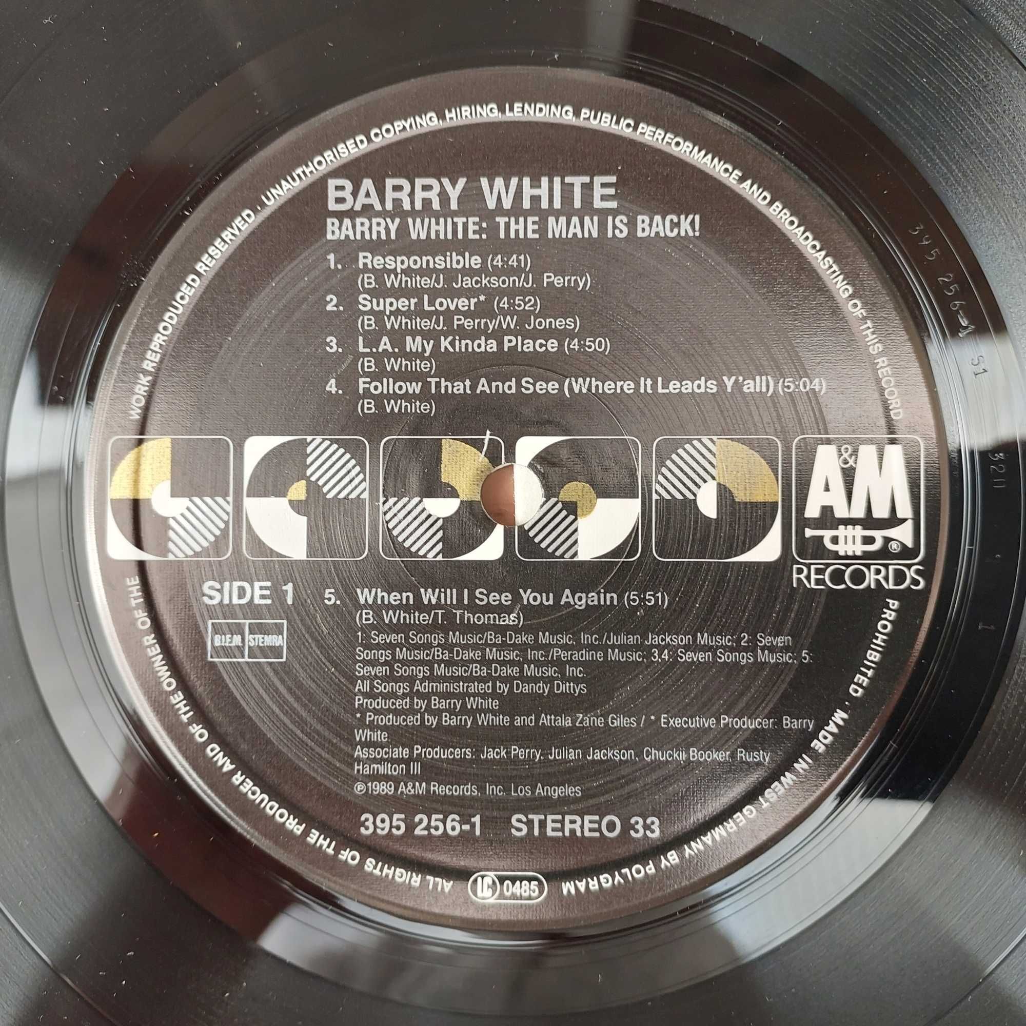Płyta winylowa Barry White The Man is Back