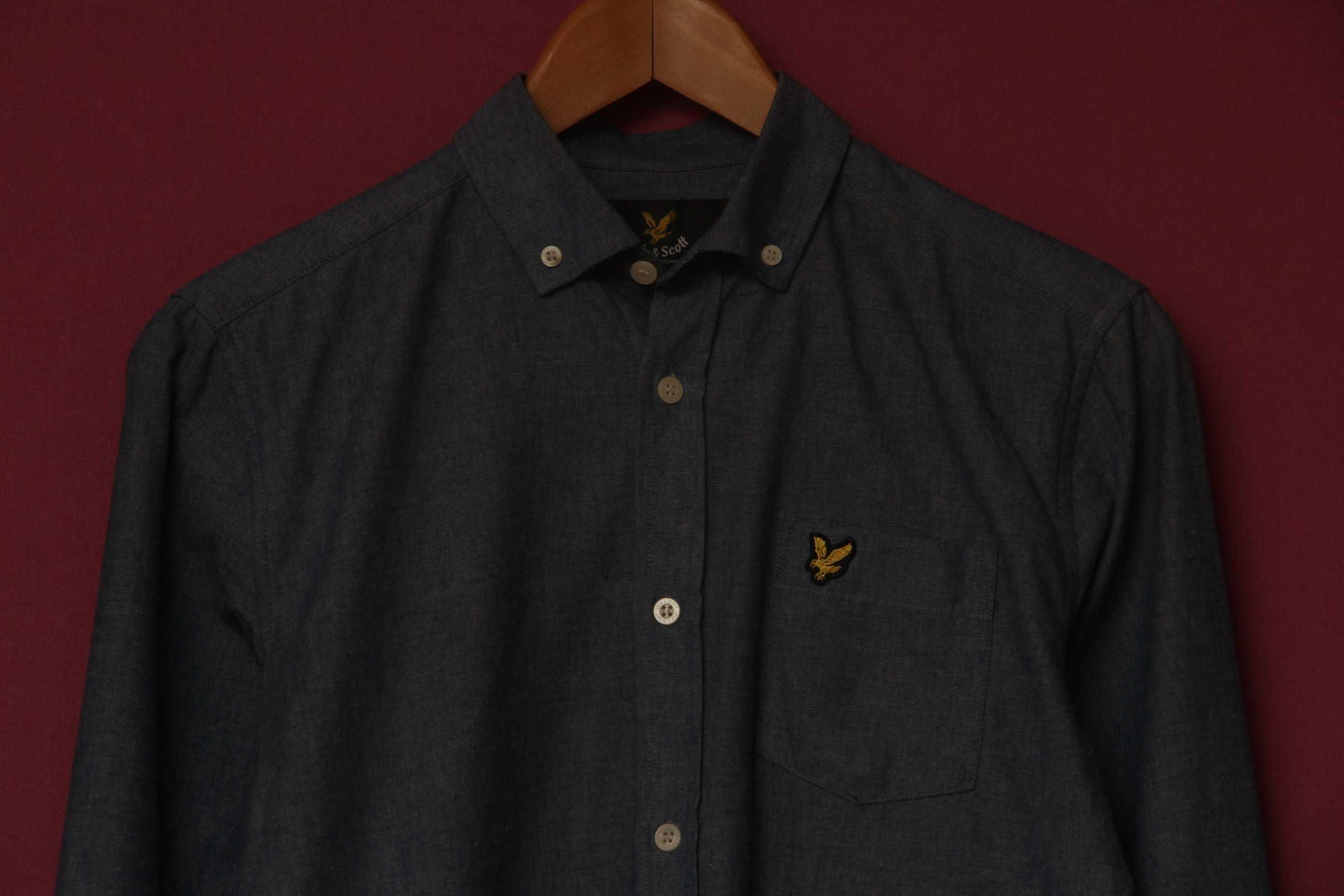 Lyle & Scott рр S (XS бирка) рубашка из хлопка свежие коллекции