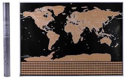 Mapa mundo raspadinha
