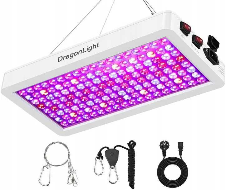 Лампа для рослин DragonLight BW2000 LED  повний спектр освітлення