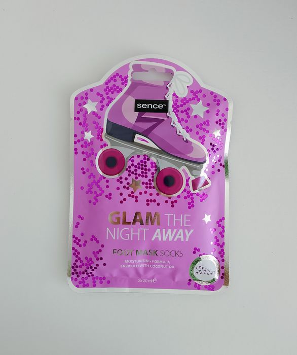 maska do stóp w formie skarpetek Sence Collection Glam The Night Away